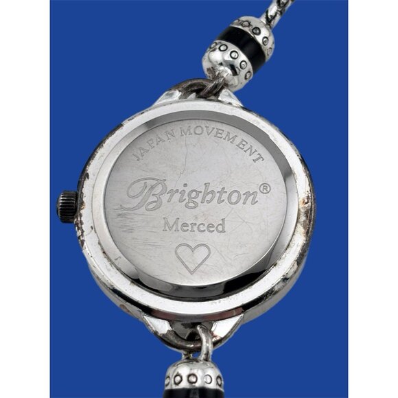 Brighton Merced Women Watch Silver Tone Round 26mm Comes With New Battery - Picture 5 of 5